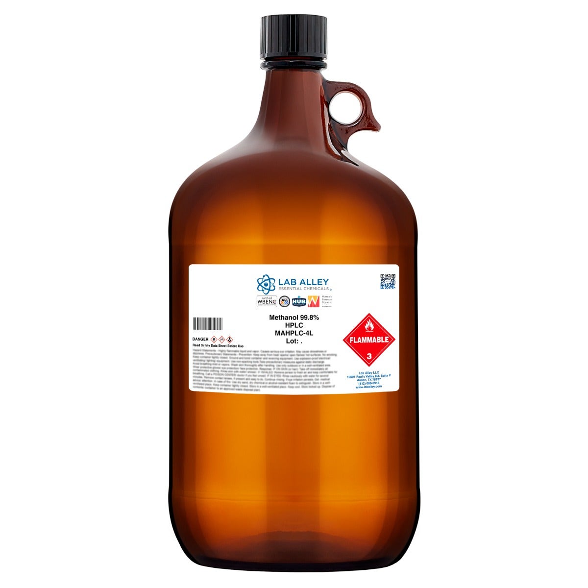 Methanol 99.8% HPLC Grade