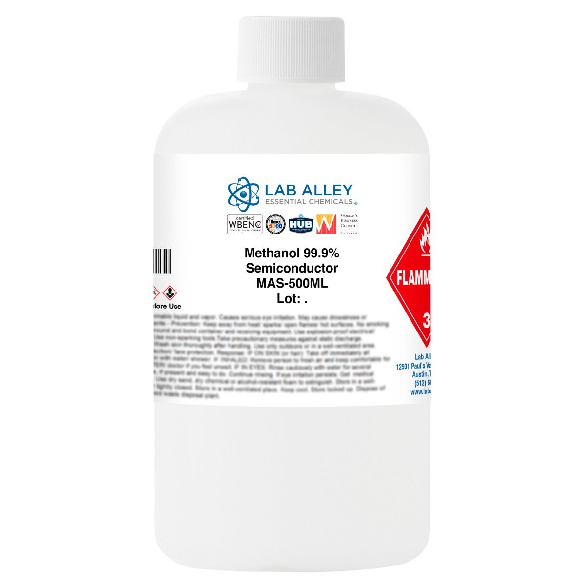 Methanol 99.9% Semiconductor Grade