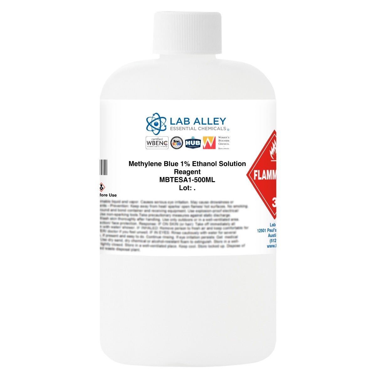 Methylene Blue 1% in Ethanol Solution, Reagent