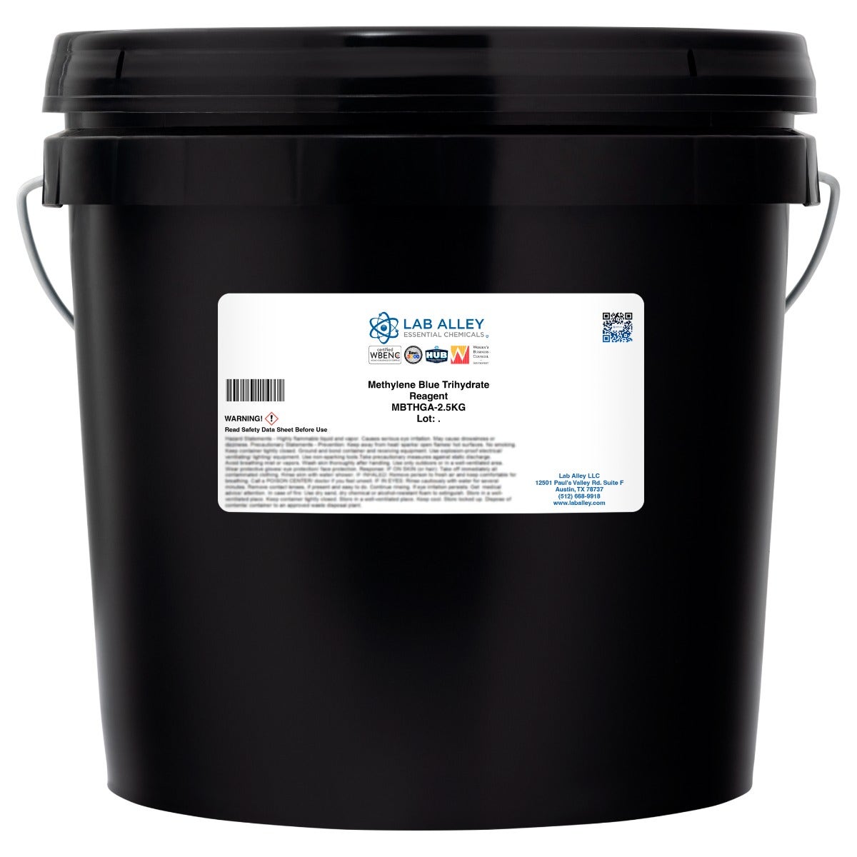 Methylene Blue in Bottle , Chemical in the Laboratory and Industry