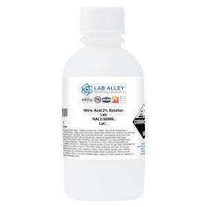 Nitric Acid 2% Solution, Lab Grade