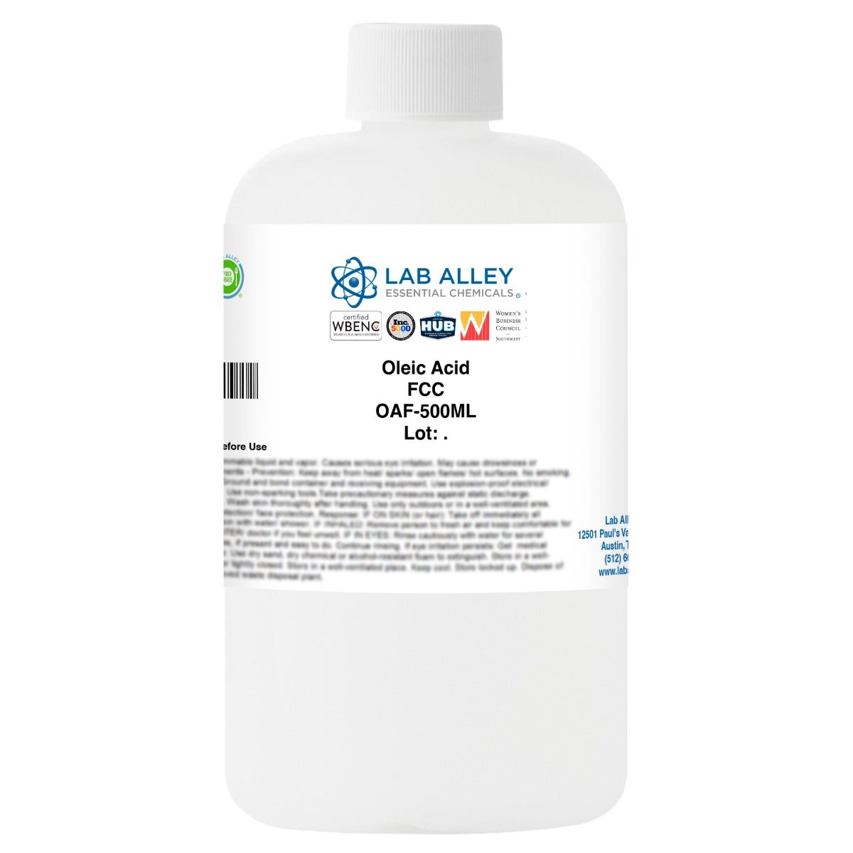 Oleic Acid, FCC Grade