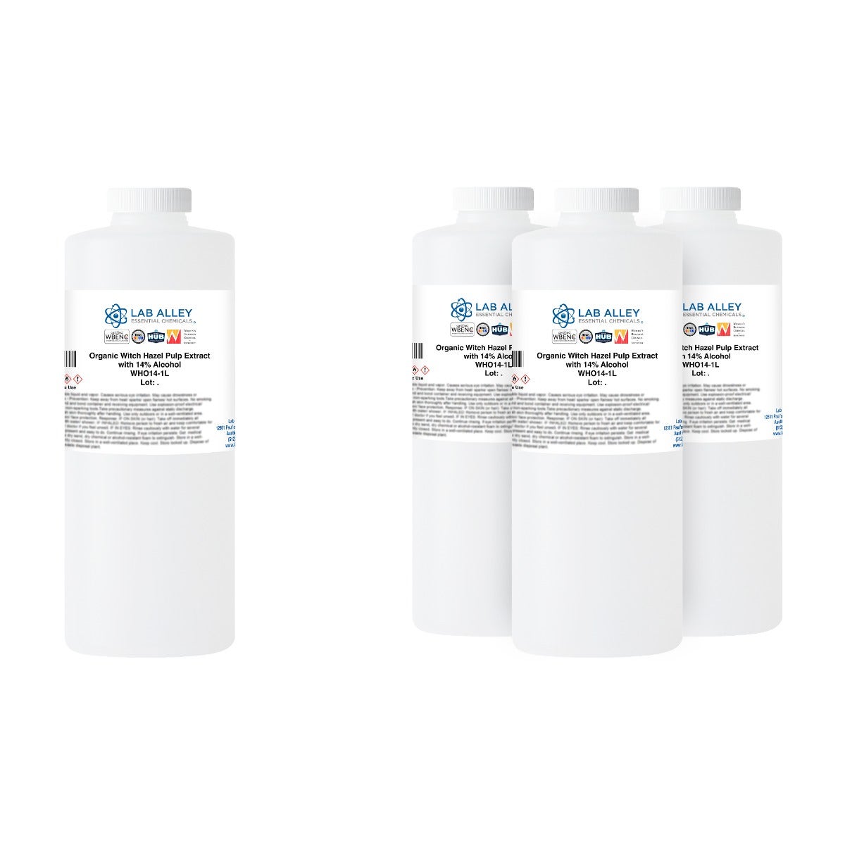 Organic Witch Hazel Pulp Extract with 14% Alcohol | Lab Alley