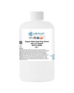 Organic Witch Hazel Pulp Extract with 14% Alcohol