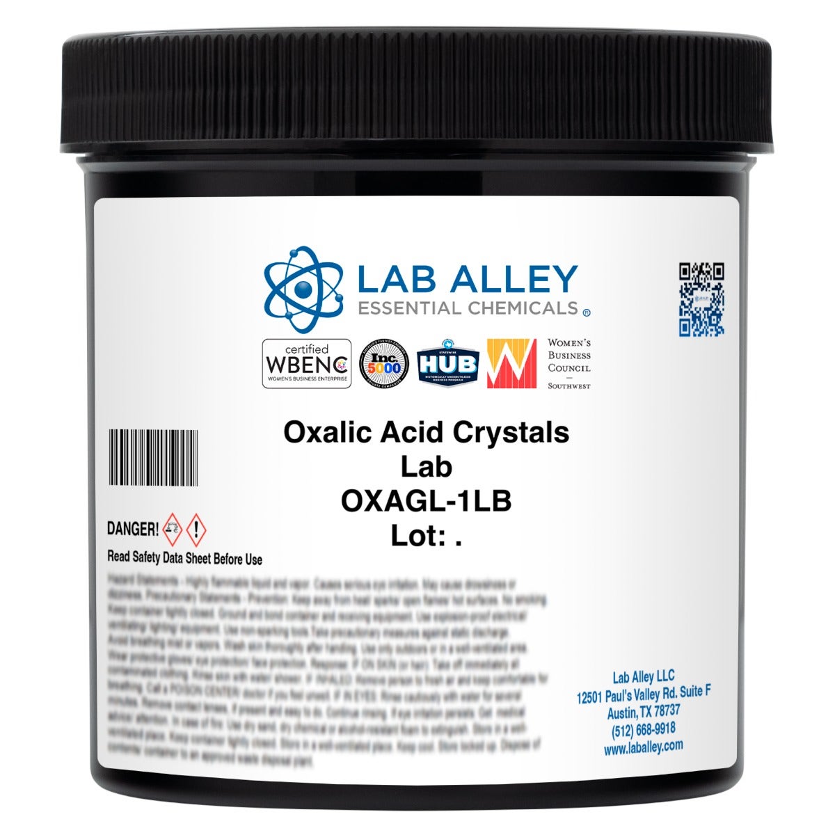 Oxalic Acid Crystals, Lab Grade