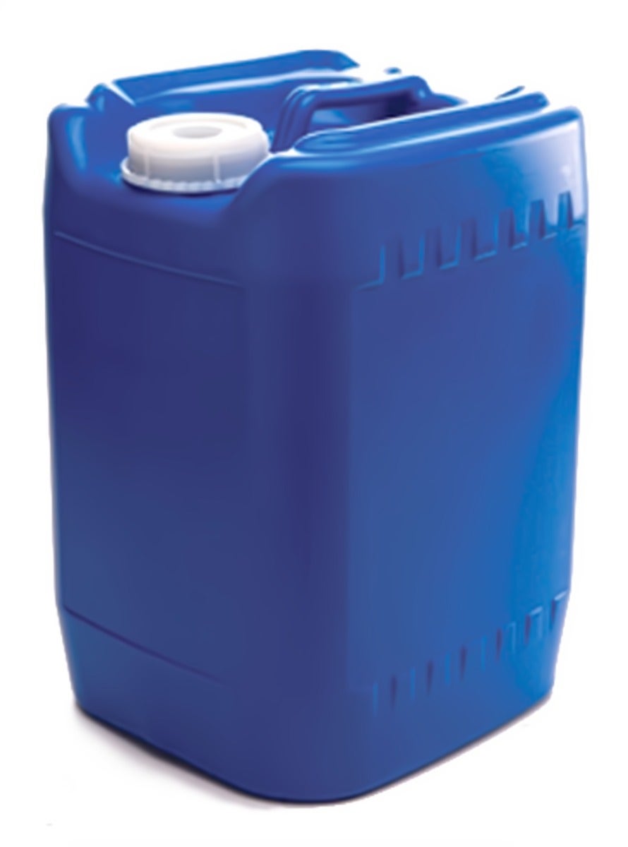 5.3 Gallon Blue Leakproof HDPE Plastic UN Rated Jerry Cans with Natural Tamper-Evident Cap