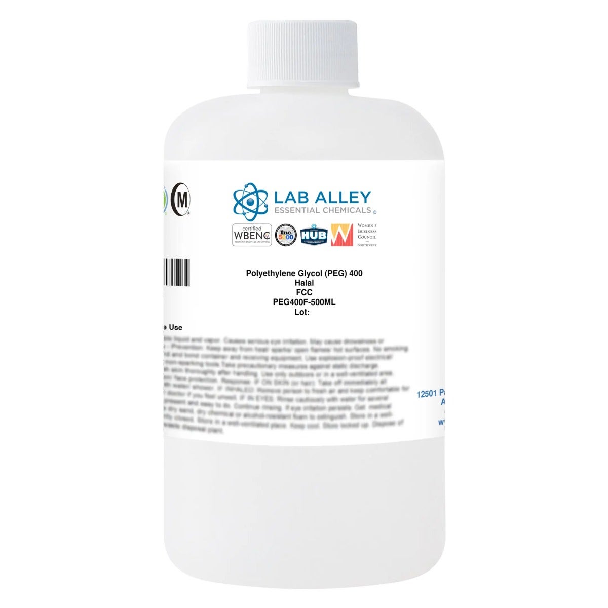 Polyethylene Glycol (PEG) 400 Food Grade (FCC), Halal