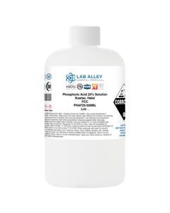 Phosphoric Acid 25% Solution, Food Grade (FCC), Kosher, Halal