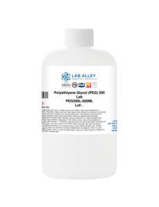 Polyethylene Glycol (PEG), 200, Lab Grade