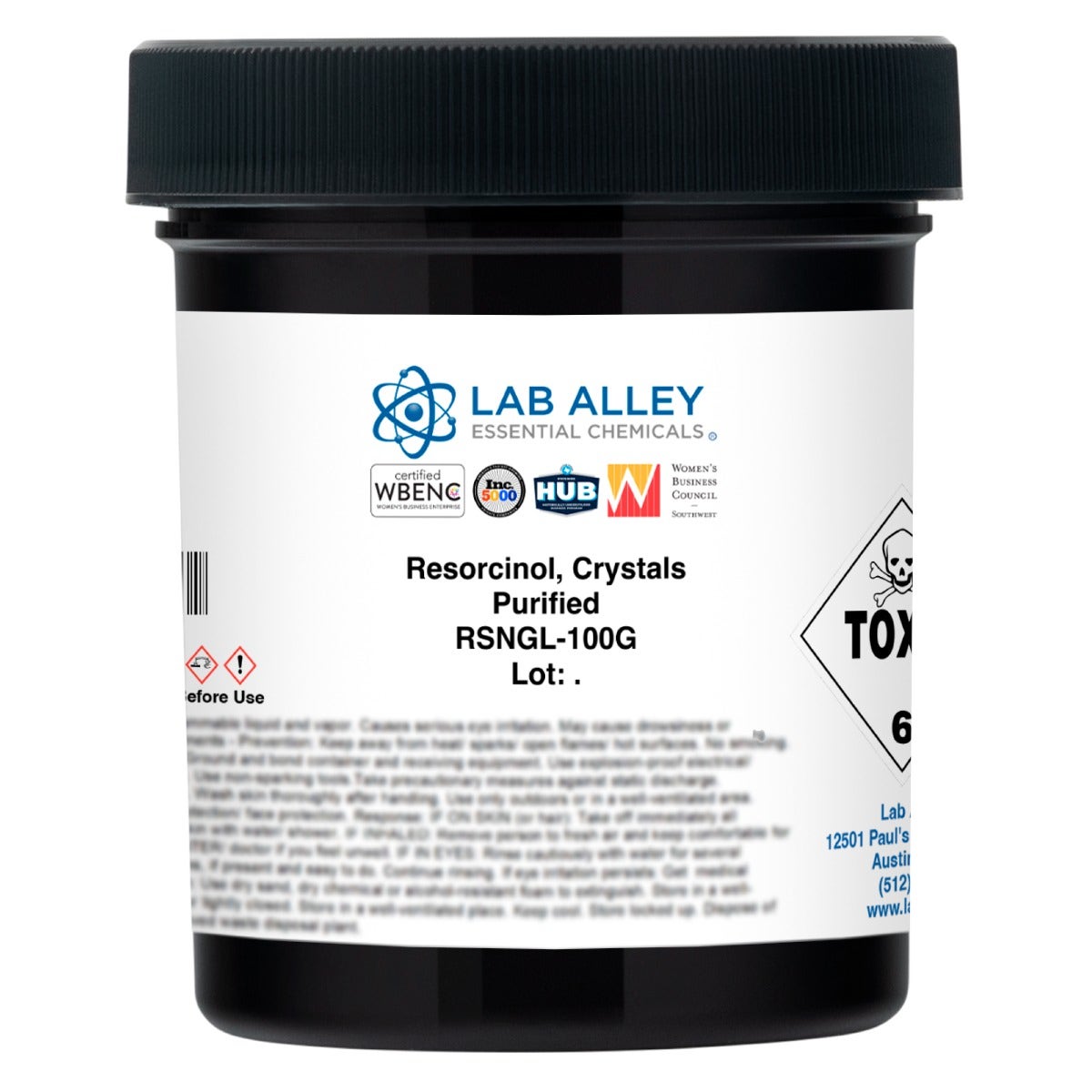 Resorcinol Crystals Purified