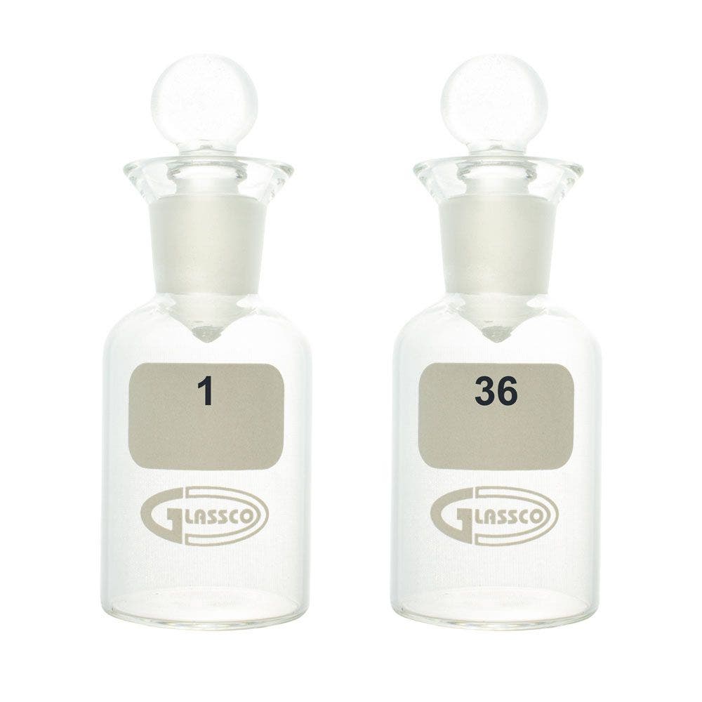 B.O.D. Bottles, Numbered, Borosilicate Glass