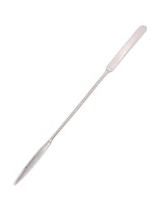 Spatula, Stainless Steel, One End Flat, One End Tapered