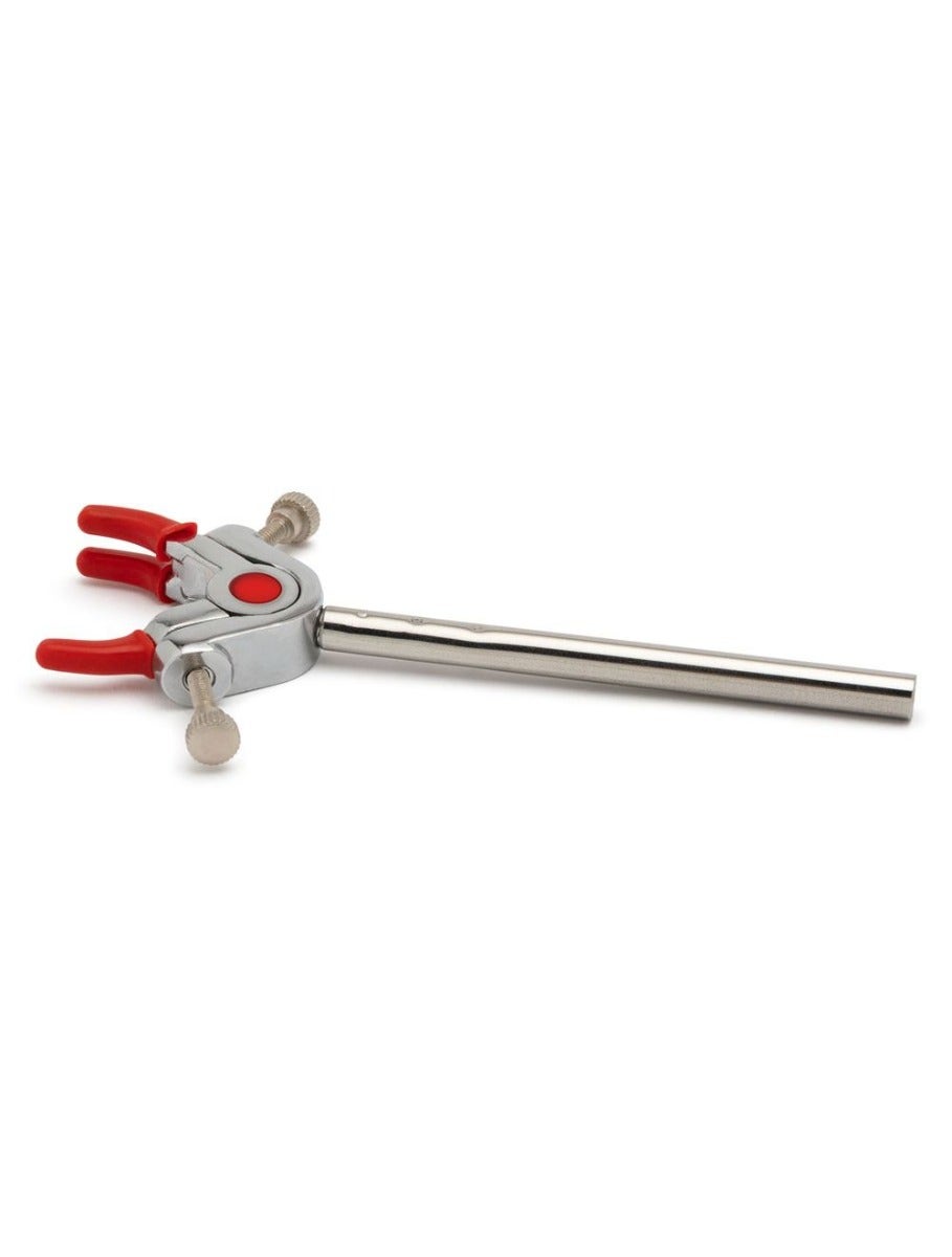 3-Prong Encased Extension Clamp, Dual Adjustment