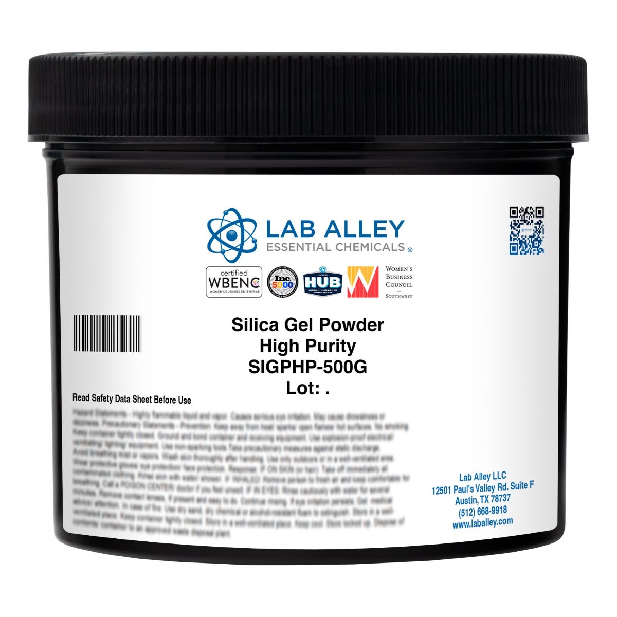 Silica Gel Powder, High Purity | Lab Alley