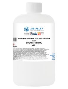 Sodium Carbonate, 10% w/v Solution, Lab Grade
