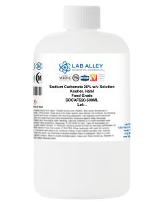 Sodium Carbonate, 20% Solution, Food Grade