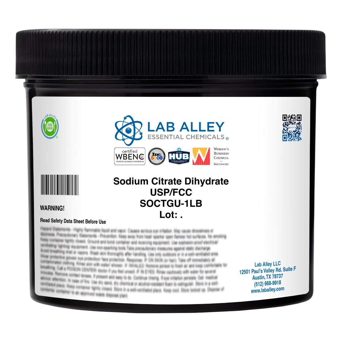 Sodium Citrate Dihydrate USP/FCC Grade