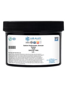 Sodium Hyaluronate, Granular, Food Grade, Kosher
