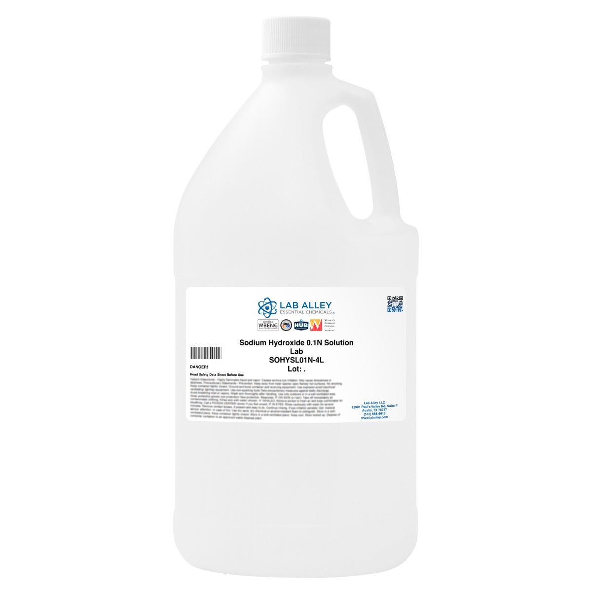 Sodium Hydroxide 0.1N | Lab Alley