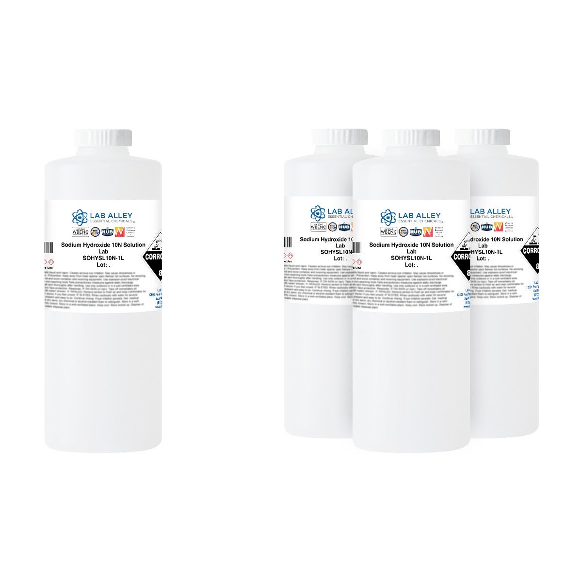 Sodium Hydroxide 10N | Lab Alley