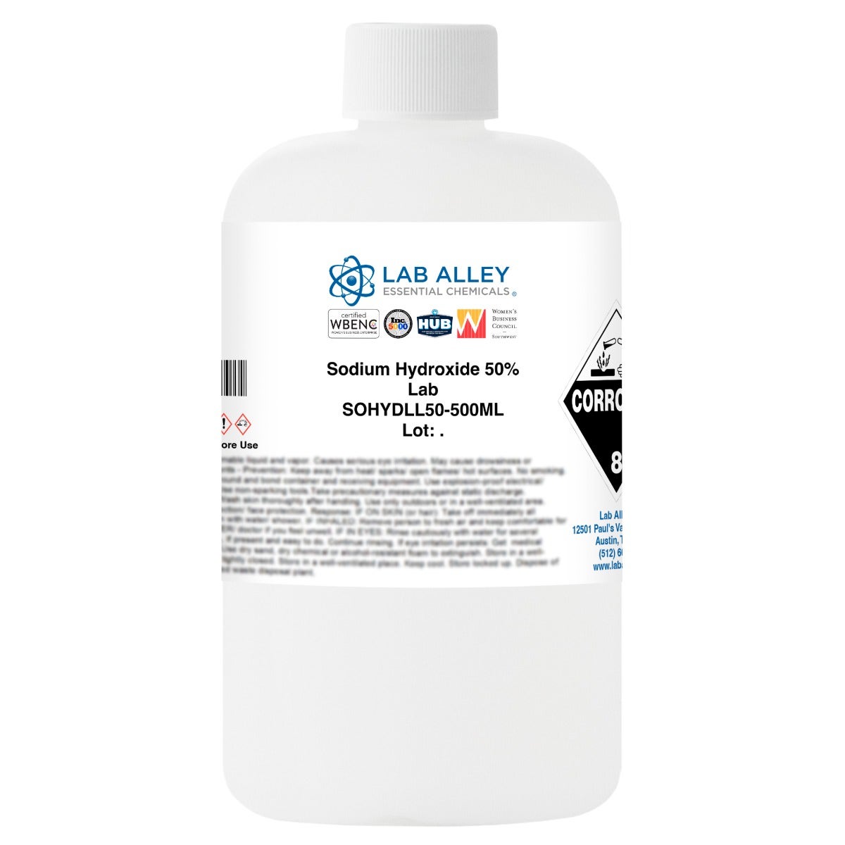 Sodium Hydroxide 50% Solution, Lab/Technical Grade