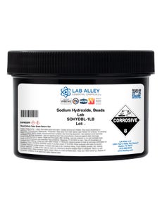 Sodium Hydroxide Beads Lab Grade