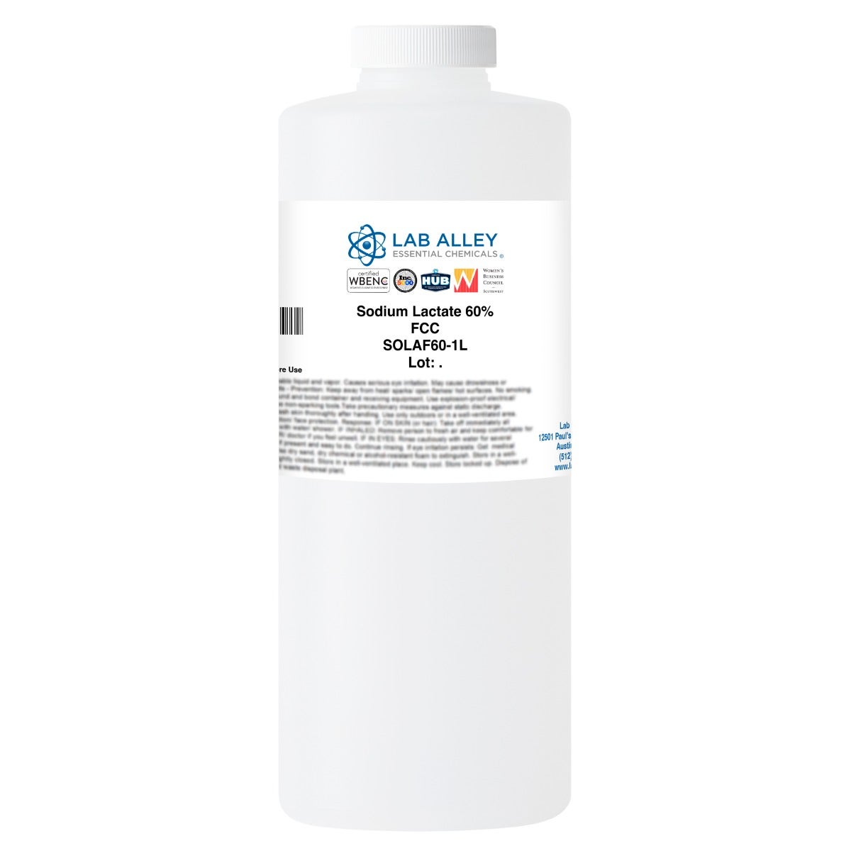Sodium Lactate, 60%, Food Grade