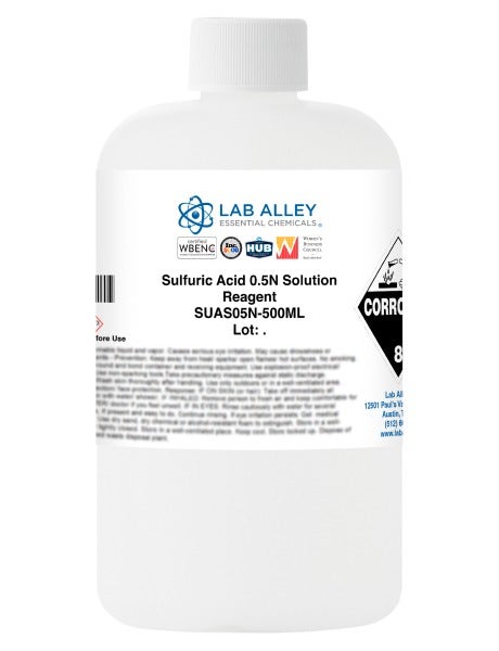 Sulfuric Acid 1N Solution, Reagent Grade