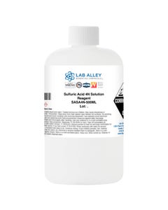 Sulfuric Acid 4N Solution, Reagent Grade, 500ML