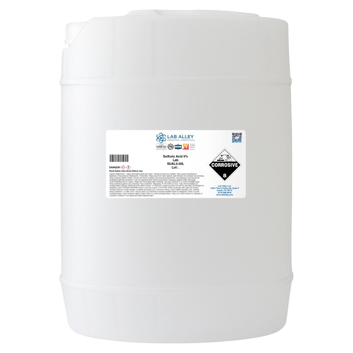 Sulfuric Acid 5% Solution | Lab Alley