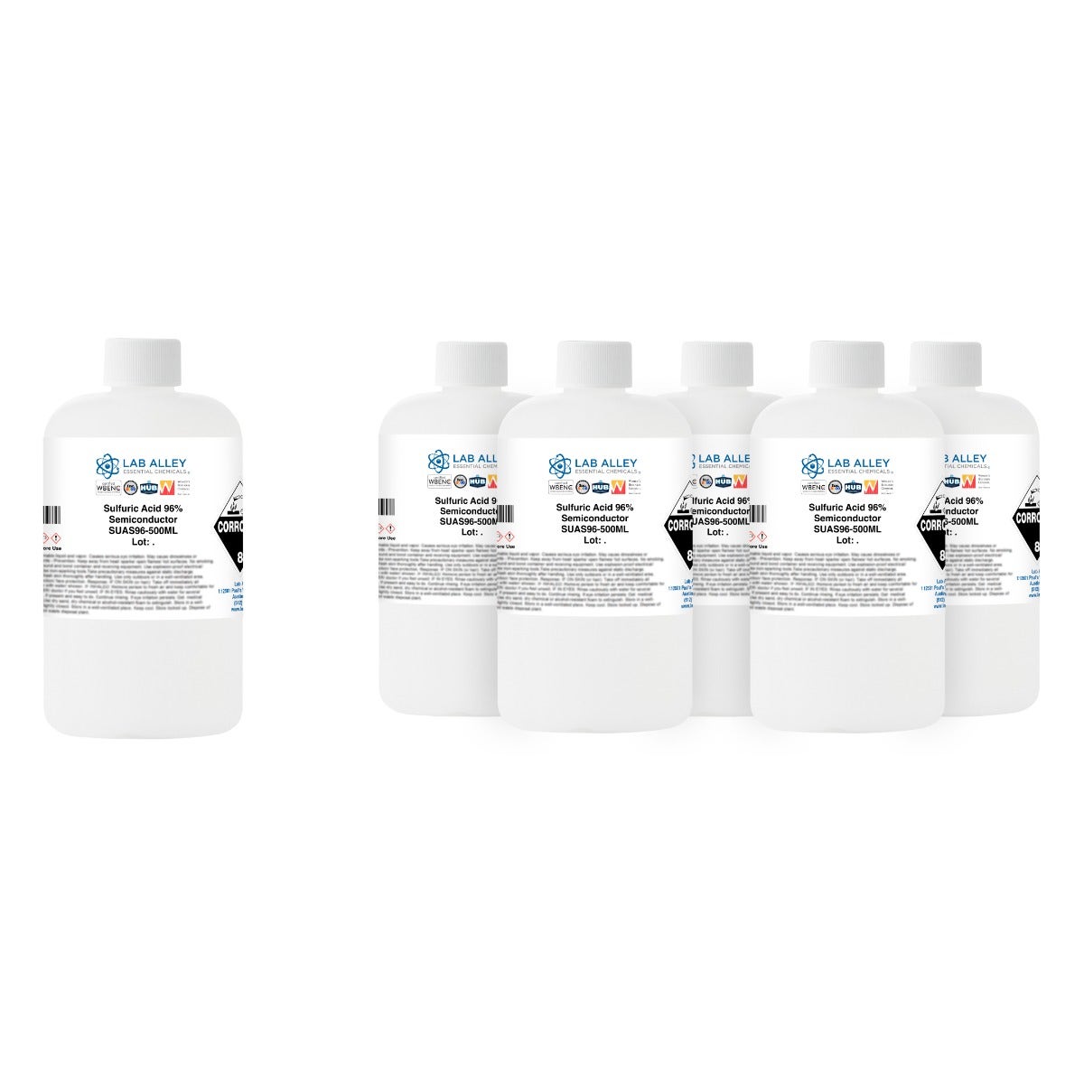 Sulfuric Acid 96% Solution, Semiconductor/Electronic Grade | Lab Alley