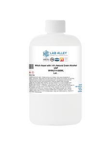 Witch Hazel, 100% All Natural Distilled with 14% USP Natural Grain Alcohol