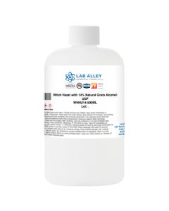 Witch Hazel, 100% All Natural Distilled with 14% USP Natural Grain Alcohol