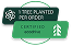 1 tree planted per order - certified ecodrive