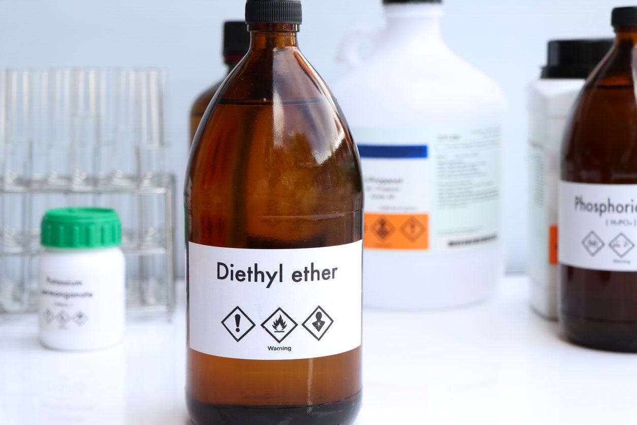 Types of ethyl ether Learn the types of ethyl ether
