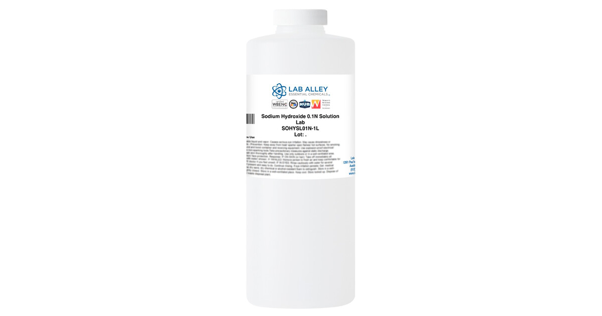 Sodium Hydroxide 0.1N | Lab Alley