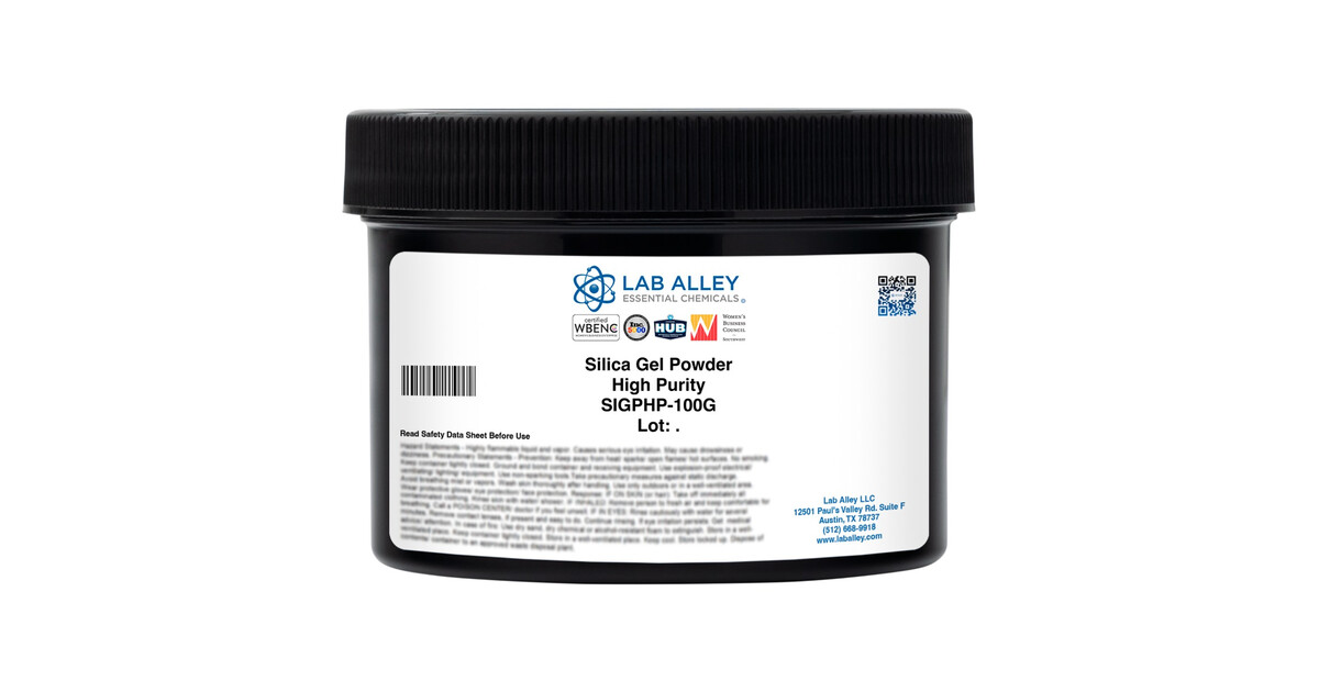 Silica Gel Powder, High Purity | Lab Alley