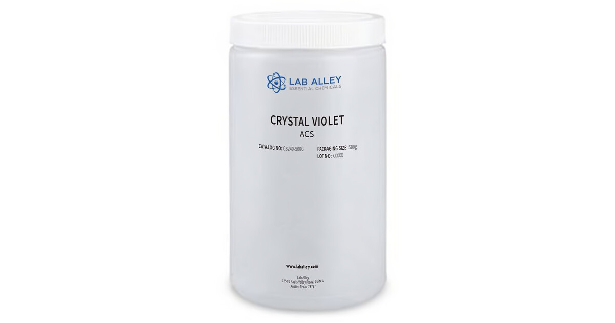 chemical Crystal Violet Dry Stain Powder ACS Grade | Lab Alley