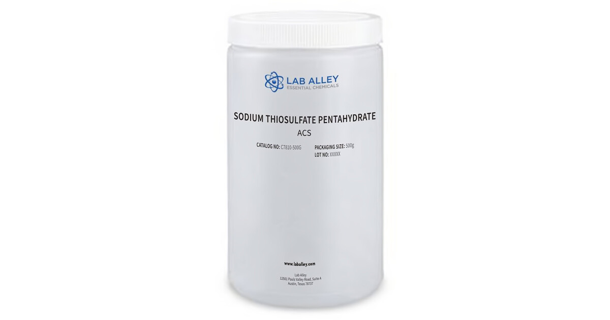 Sodium Thiosulfate Pentahydrate, ACS Grade | Lab Alley