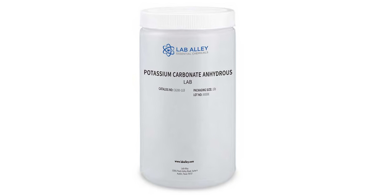 Potassium Carbonate Anhydrous Lab Grade | Lab Alley